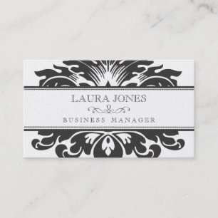 GOLD Damask Baroque Ladies Womens Business Card
