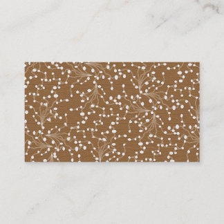 Gold Damask Business Card