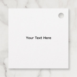 Gold Damask Favour Tags