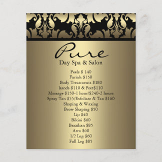Gold Damask Flyer