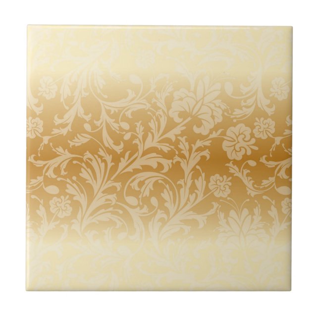 Gold Damask Tile (Front)