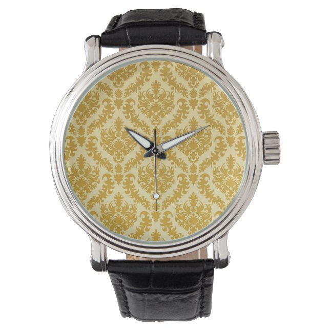 Gold damask watch (Front)