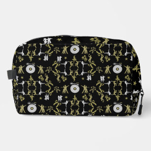 Gold Dancer Patterned Home Decor Dopp Kit