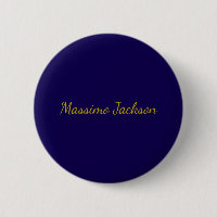 Gold & Dark Blue Color Professional Plain Own Name