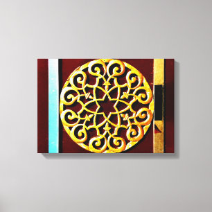 Gold Decoration Canvas Print