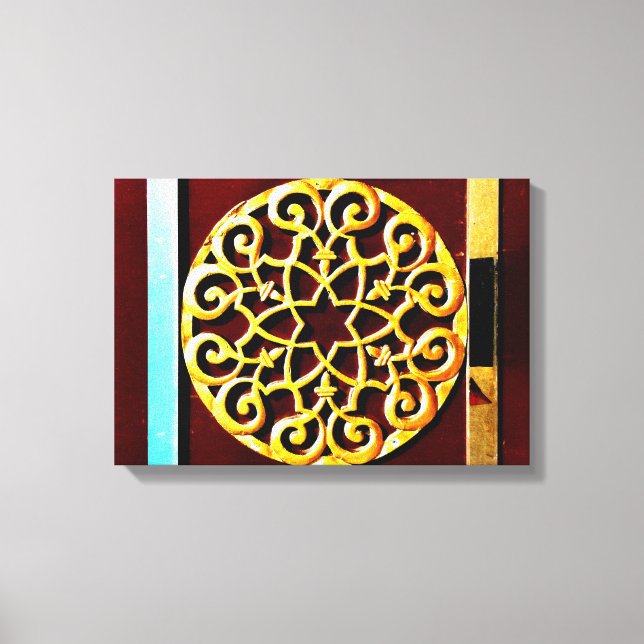 Gold Decoration Canvas Print (Front)
