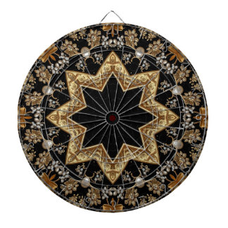Gold Decorative Dartboard