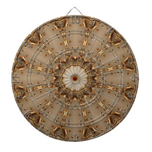 Gold Decorative Dartboard