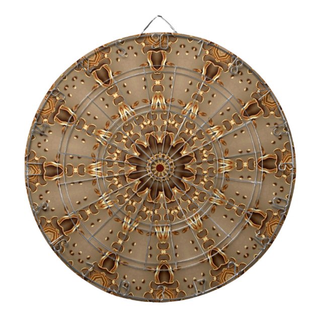 Gold Decorative Dartboard (Front)