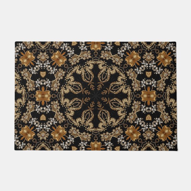 Gold Decorative Doormat (Front)