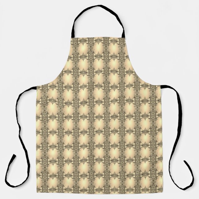 Gold Decorative Holiday Apron (Front)