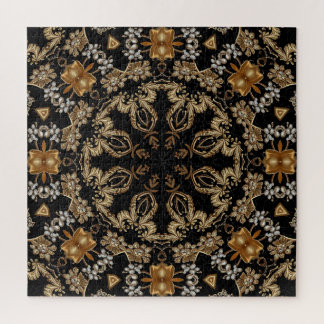 Gold Decorative Jigsaw Puzzle