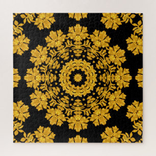 Gold Decorative Jigsaw Puzzle