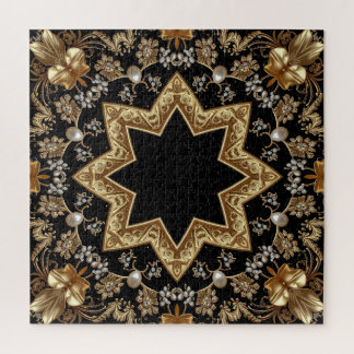 Gold Decorative Jigsaw Puzzle