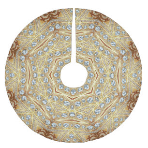 Gold Decorative Tree Skirt