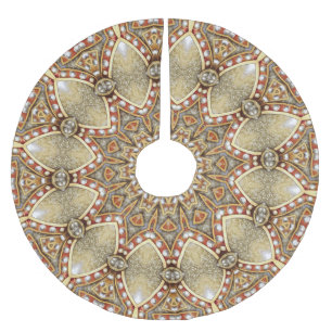 Gold Decorative Tree Skirt