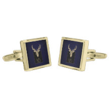Gold Deer Head