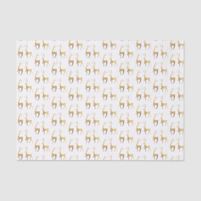 Gold Deer Tissue Paper (Front)