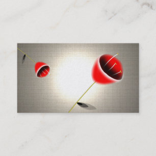 Gold Designer Profile Business Cards Poppy
