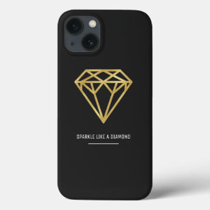 Gold Diamond iPhone 13 Case