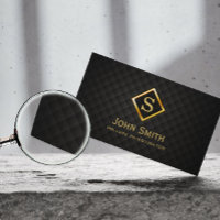 Gold Diamond Investigator Business Card