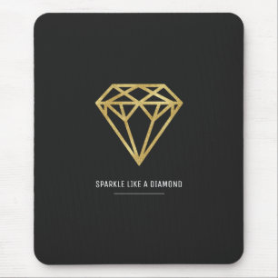Gold Diamond Mouse Mat