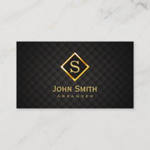Gold Diamond Music Arranger Business Card