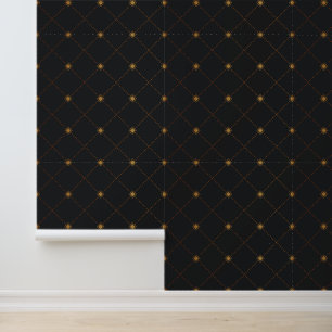 Gold Diamond Pattern Wallpaper