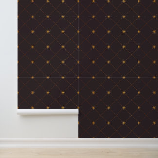 Gold Diamond Pattern Wallpaper