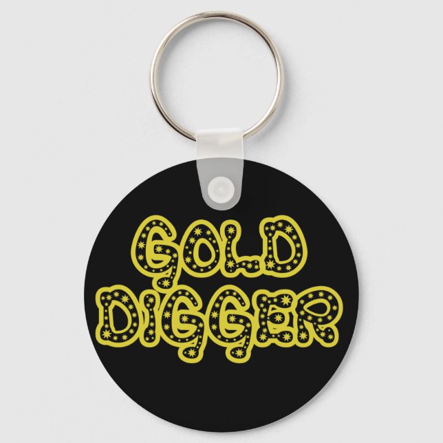 Gold Digger Key Ring (Front)