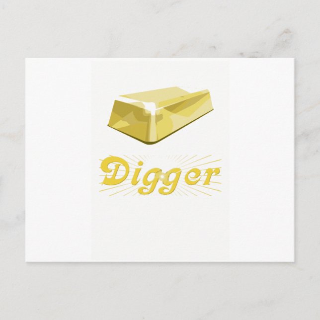 Gold Digger Postcard (Front)