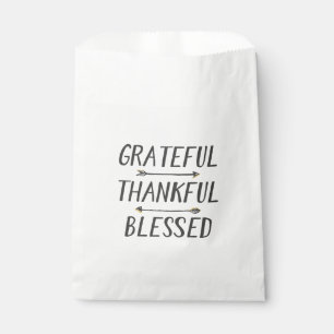 Gold Dipped Arrows Grateful Thankful Blessed Favour Bags