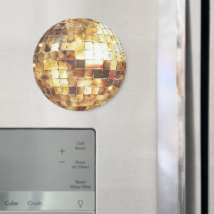 Gold Disco Ball Magnet