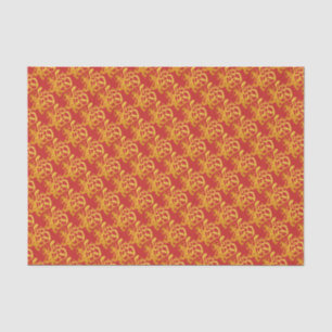 Gold Dog Papercut Chinese New Year 2018 Tissue P Paper