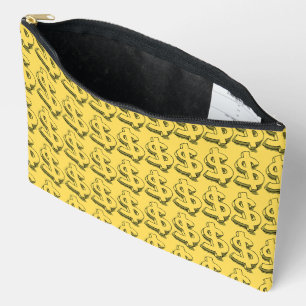 gold dolar accessory pouch