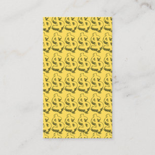 gold dolar business card