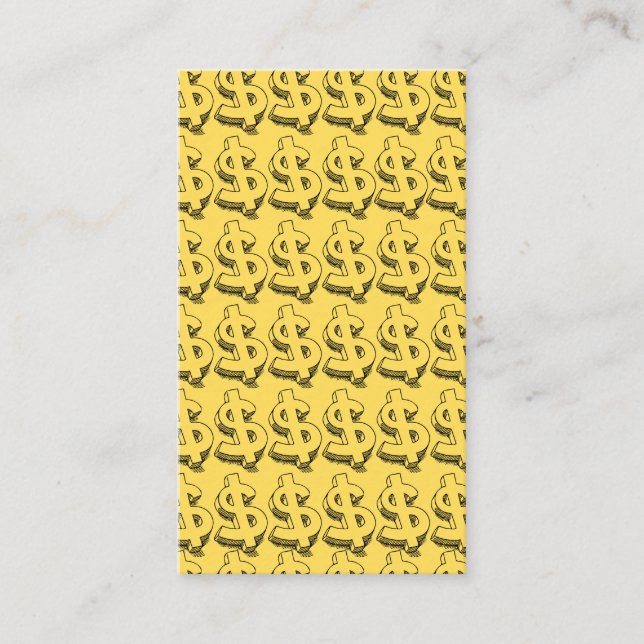 gold dolar business card (Front)