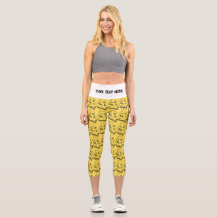 gold dolar capri leggings