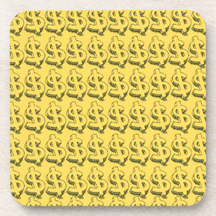 gold dolar coaster