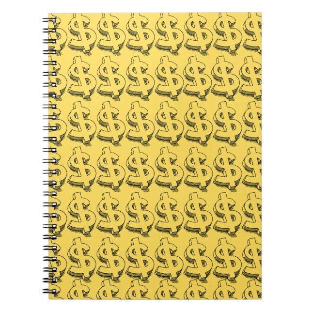 gold dolar notebook (Front)