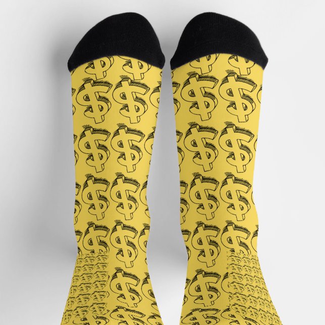 gold dolar socks (Top)