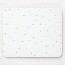 Gold Dots Mousepad