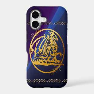 Gold Dragon Circled iPhone 5 Cases