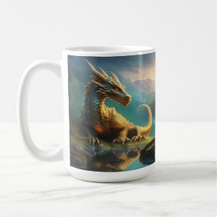 Gold Dragon Coffee Mug