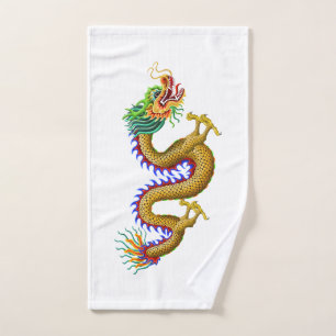 Gold dragon for dragon Boating Towel