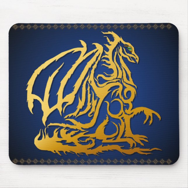 Gold Dragon Mousepad (Front)
