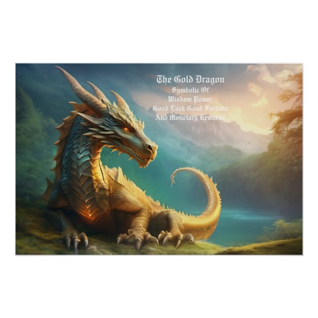 Gold Dragon Poster (Front)
