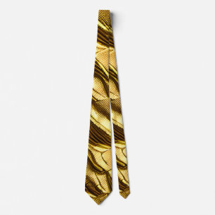 Gold Dragon Scale Tie