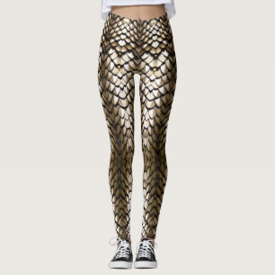 Gold dragon scales leggings