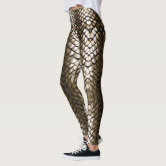 Dragon Scale Armor Silver Leggings, Zazzle